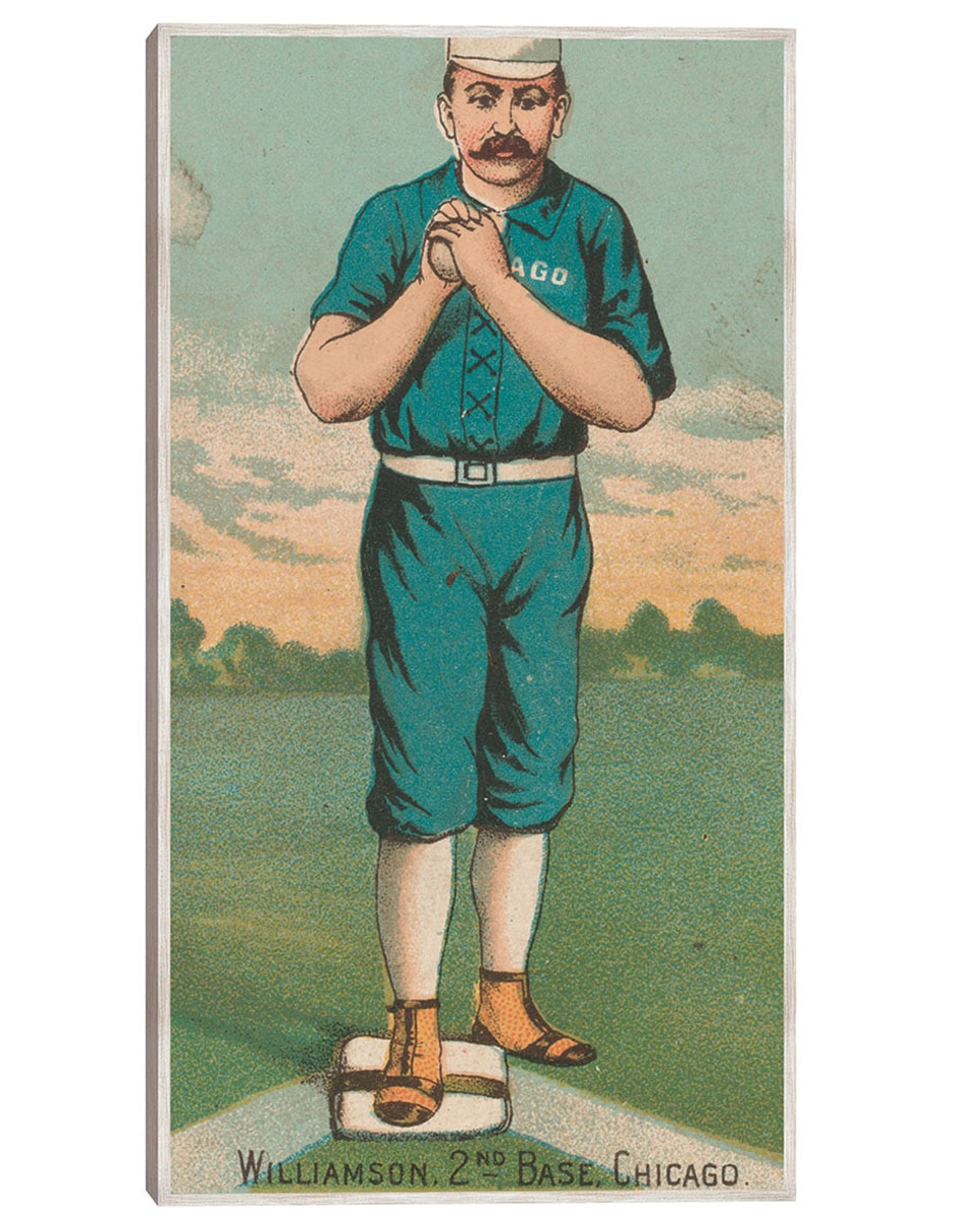 Cuadro decorativo Ned Williamson, Medias Blancas de Chicago, Retrato de Tarjeta de Béisbol técnica mixta Deportes Cuadro decorativo Ned Williamson, Medias Blancas de Chicago, Retrato de Tarjeta de Béisbol técnica mixta Deportes