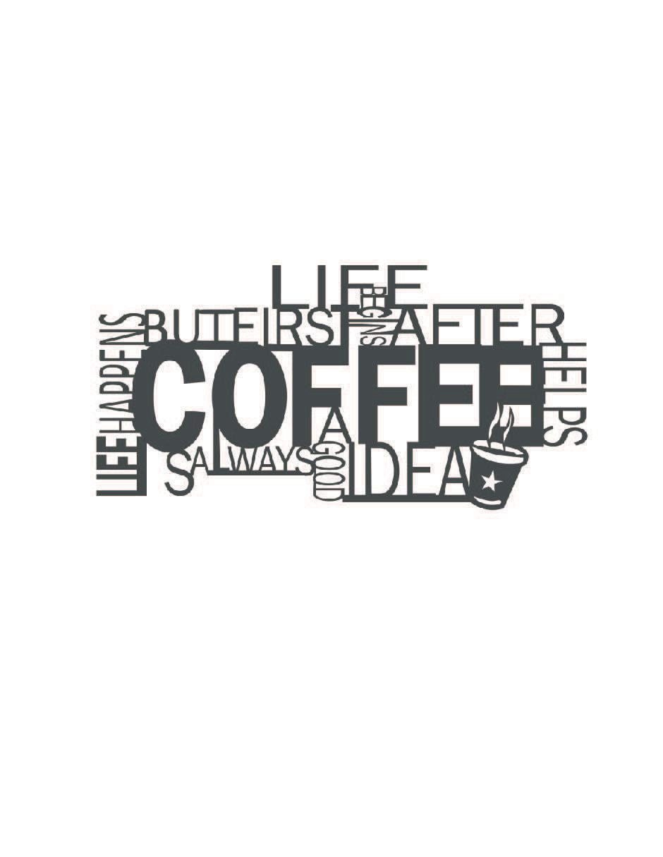 Cuadro decorativo coffee