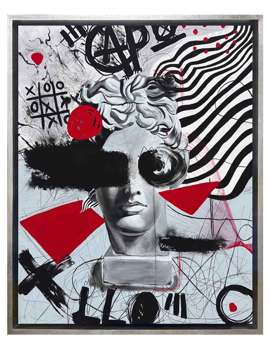 Pintura Xoxo técnica acrílico MilleniArt
