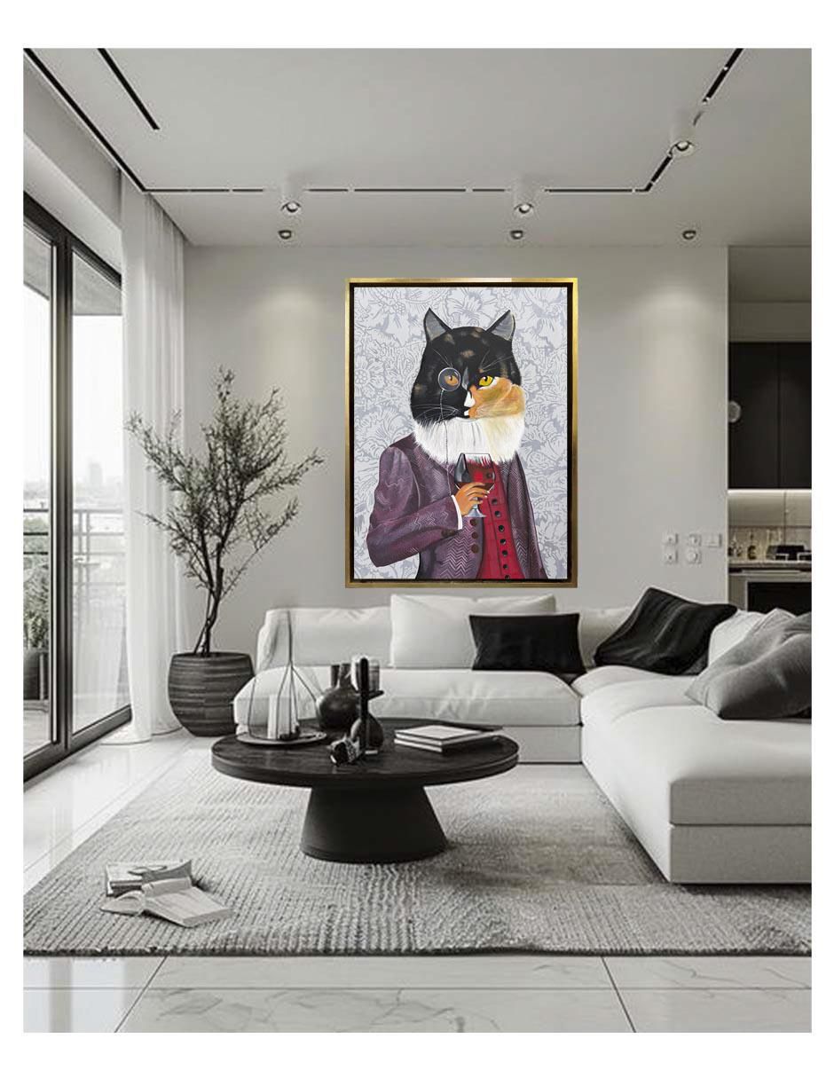 Pintura Lordcat técnica acrílico AnimalArt 2