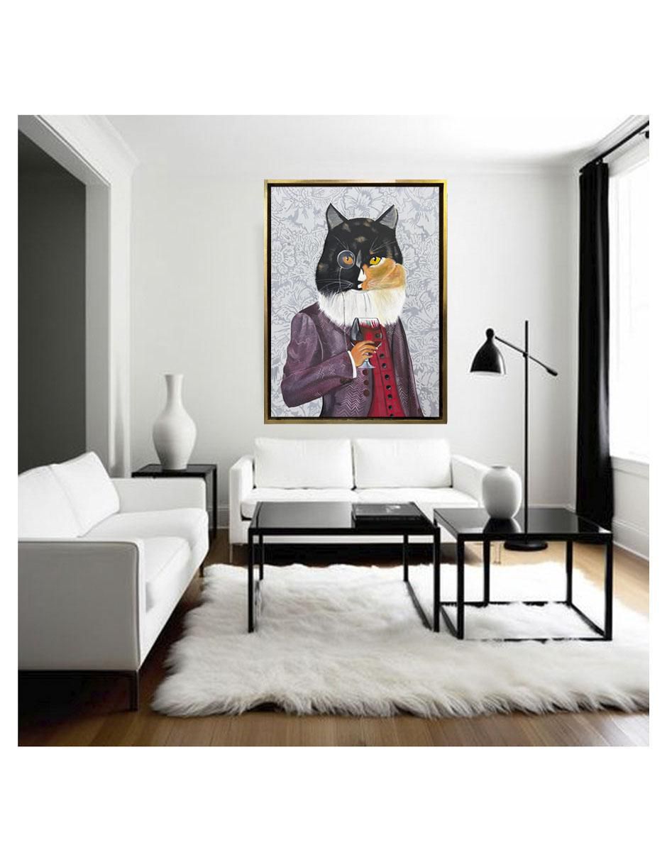 Pintura Lordcat técnica acrílico AnimalArt 3