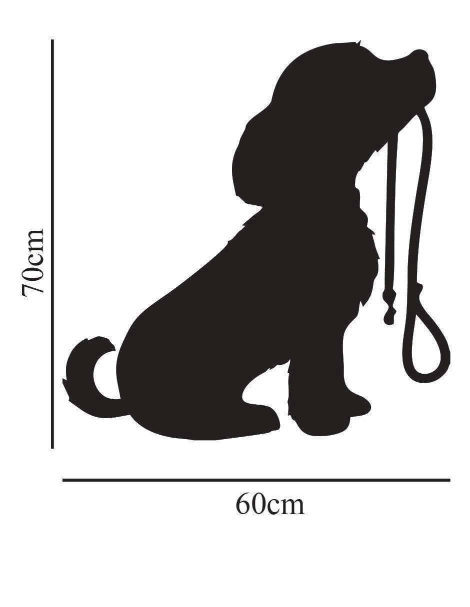 Cuadro decorativo perro con correa 5