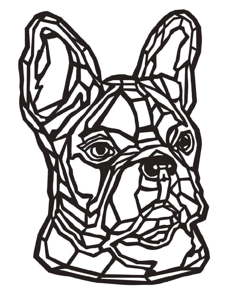 Cuadro decorativo bulldog francés