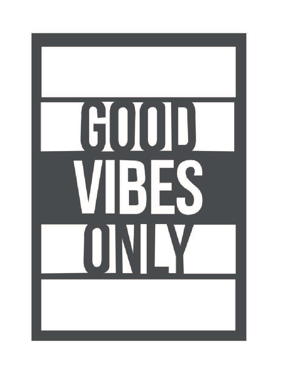 Cuadro decorativo good vibes only Cuadro decorativo good vibes only
