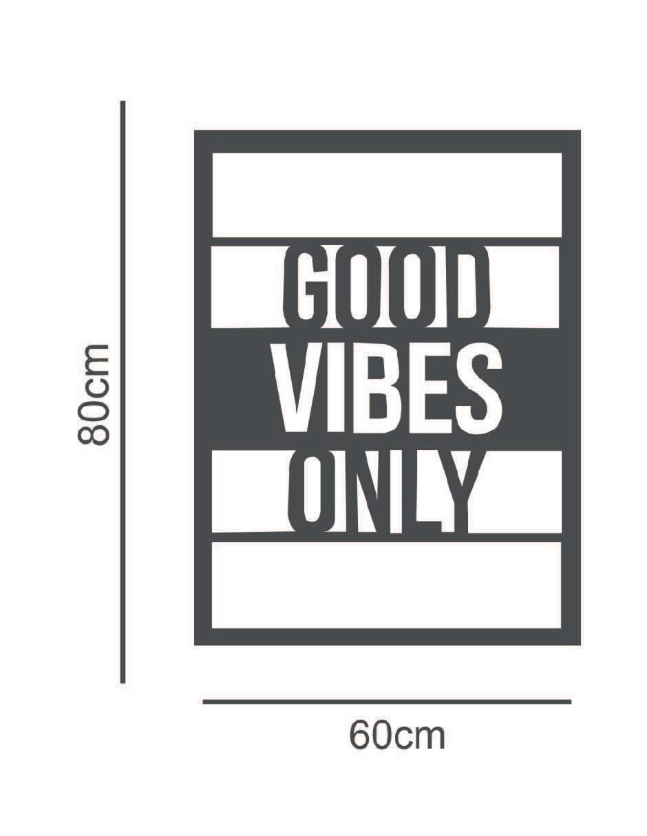 Cuadro decorativo good vibes only 5