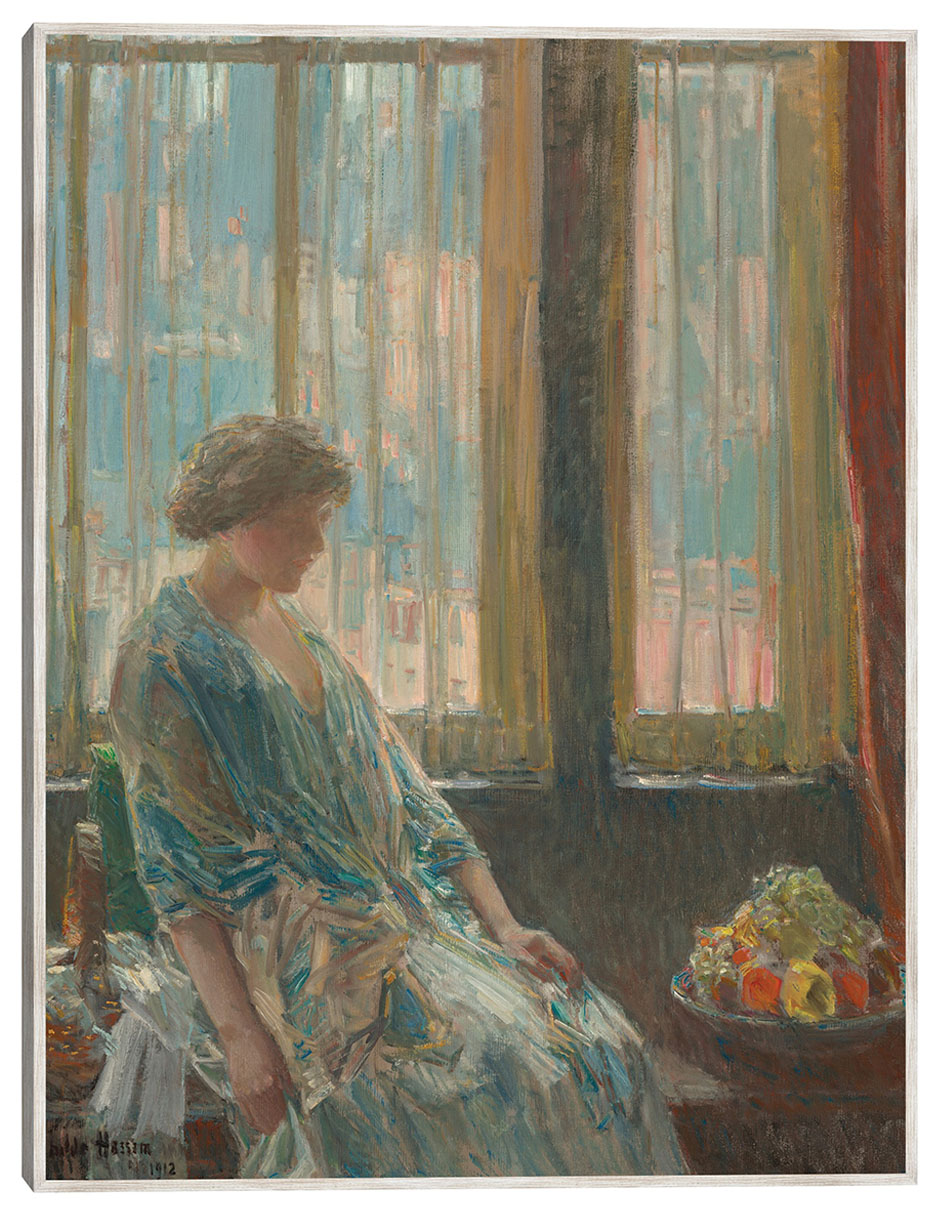 Cuadro decorativo La Ventana de Nueva York, 1912 técnica mixta Gente
