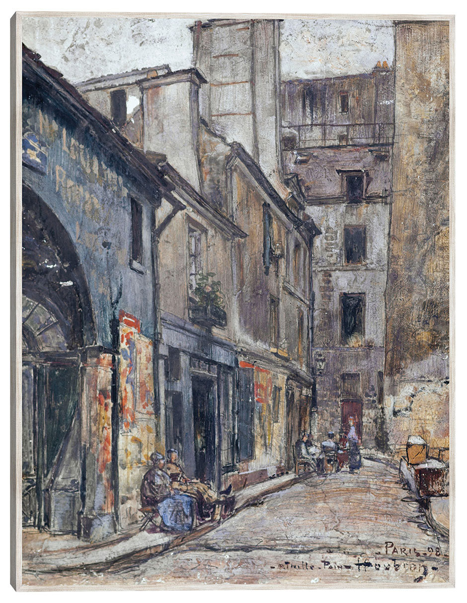 Cuadro decorativo La Calle Taille-Pain (1898) técnica mixta Lugares