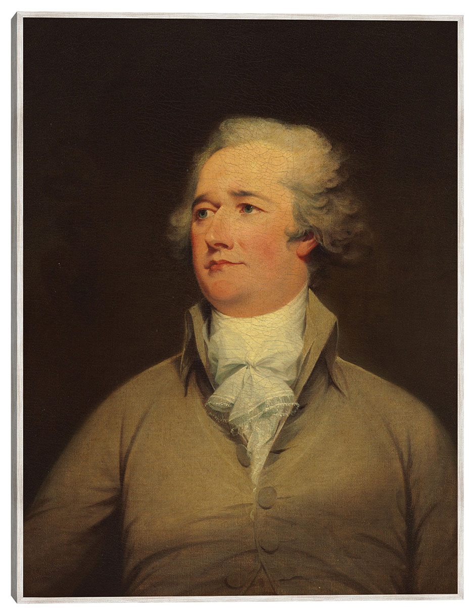 Cuadro decorativo Alejandro Hamilton, C. 1792 técnica mixta Retratos Cuadro decorativo Alejandro Hamilton, C. 1792 técnica mixta Retratos