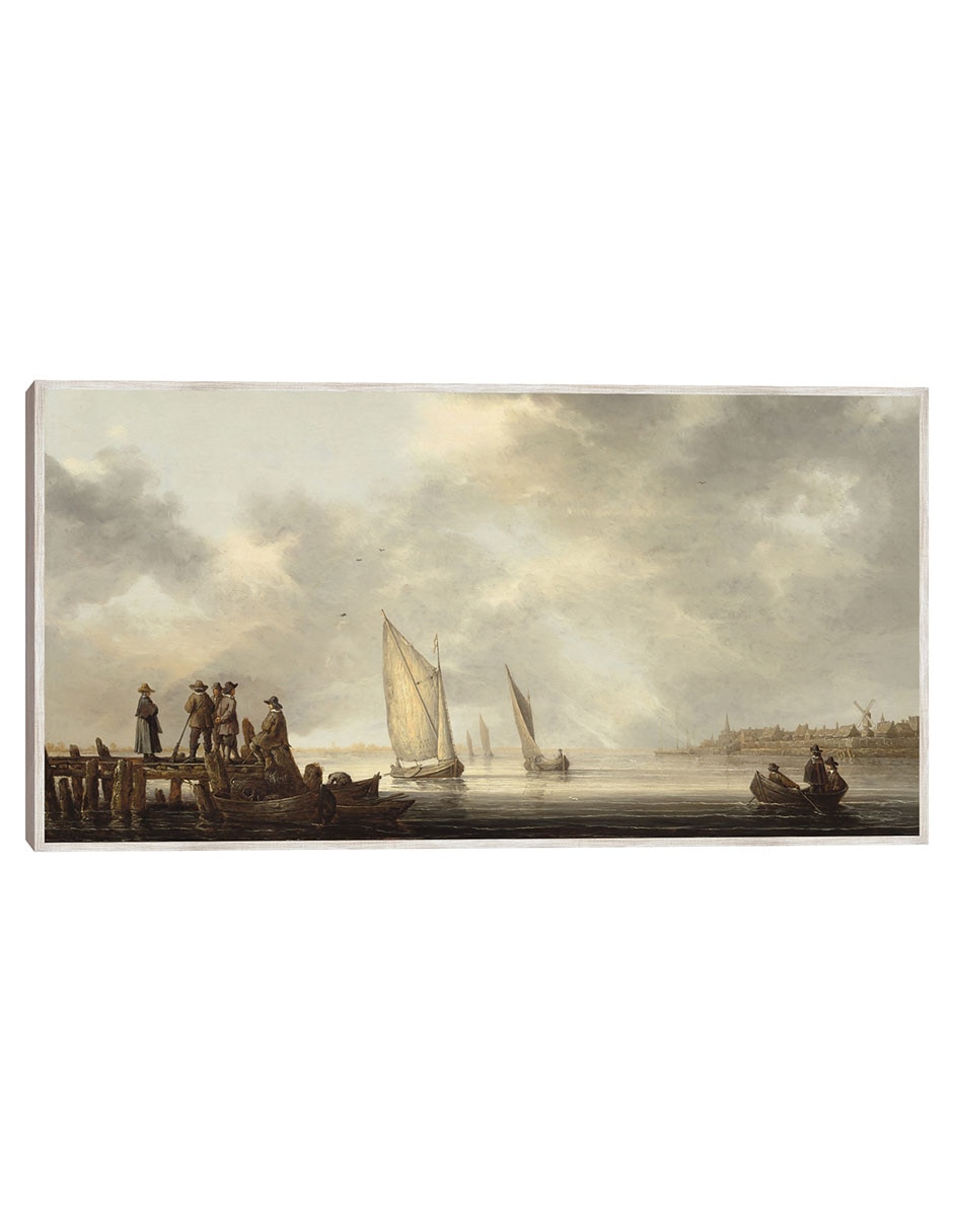 Cuadro decorativo Un Muelle Con Vistas A Dordrecht, Principios de La Década de 1640 técnica mixta Paisajes Cuadro decorativo Un Muelle Con Vistas A Dordrecht, Principios de La Década de 1640 técnica mixta Paisajes