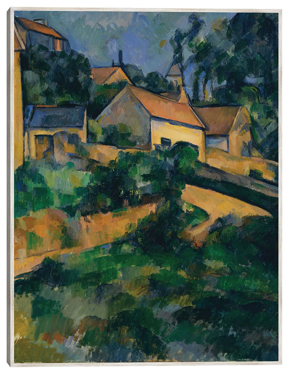 Cuadro decorativo Girando La Carretera En Montgeroult (1898) técnica mixta Lugares