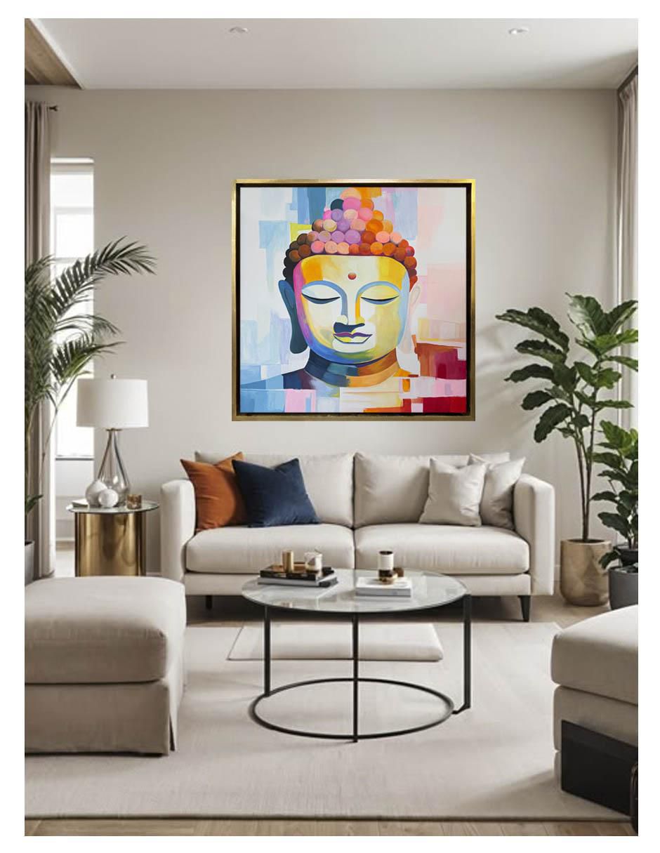 Pintura Buda II técnica acrílico Espirituales 3