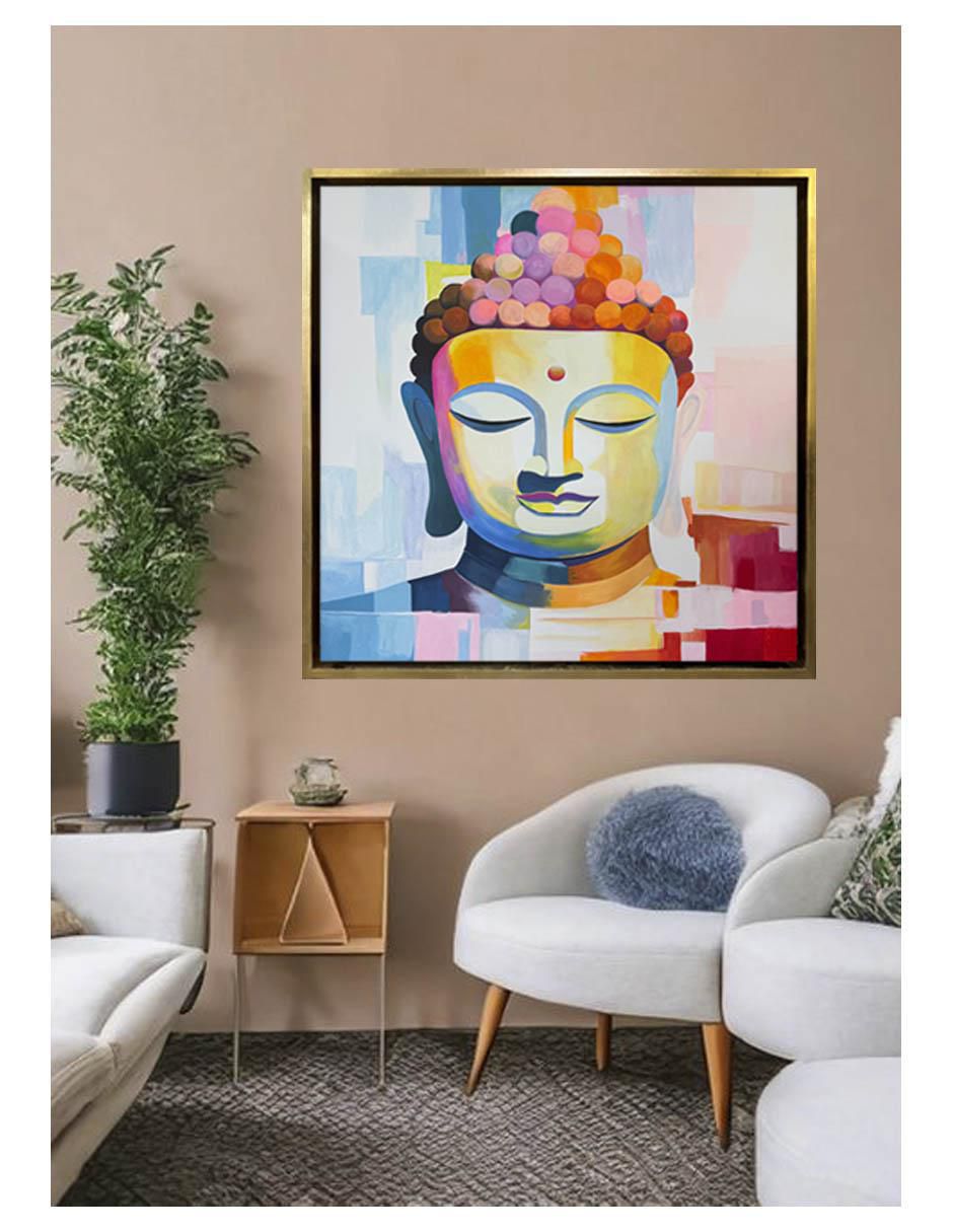 Pintura Buda II técnica acrílico Espirituales 4