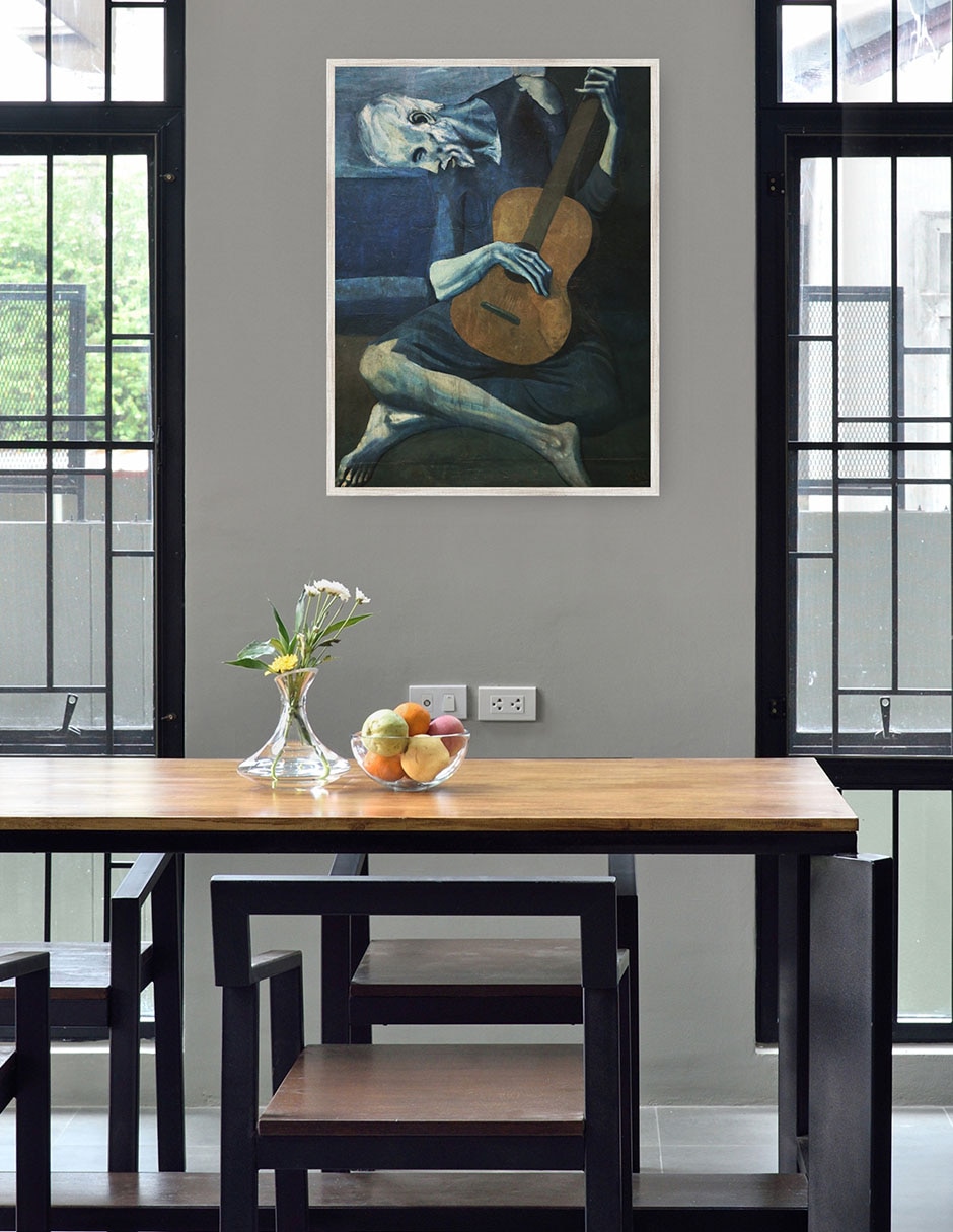 Cuadro decorativo El Viejo Guitarrista técnica mixta Música 2
