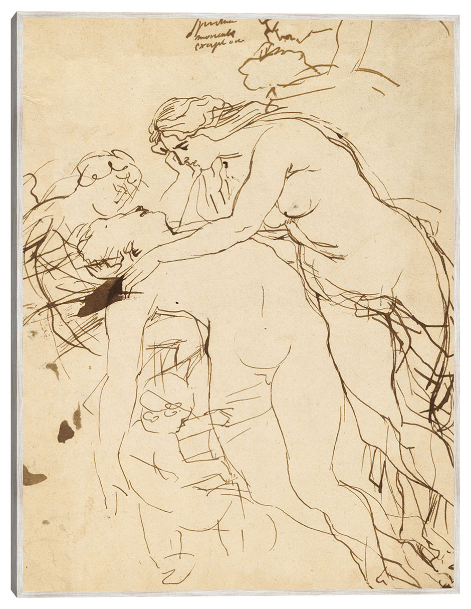 Cuadro decorativo Venus Lamentando A Adonis (C. 1608-1612) técnica mixta Arte