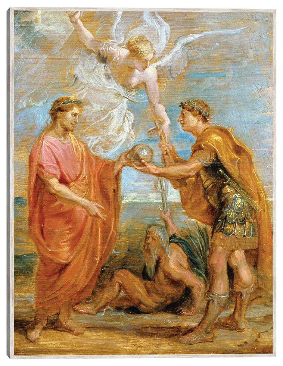 Cuadro decorativo Constancio Nombra A Constantino Como Su Sucesor (1622) técnica mixta Figuras Celestiales