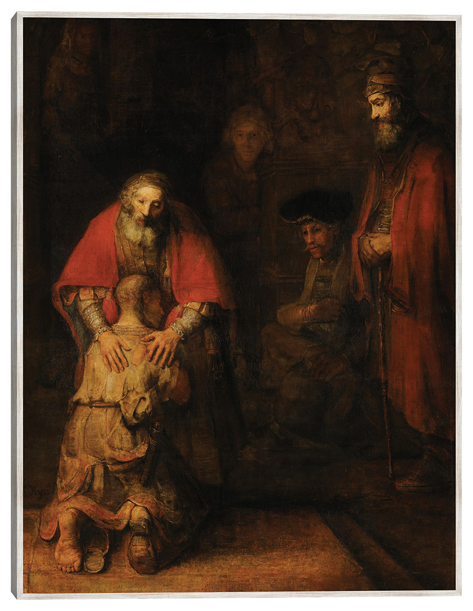 Cuadro decorativo El Regreso Del Hijo Pródigo técnica mixta Religión y Espiritualidad