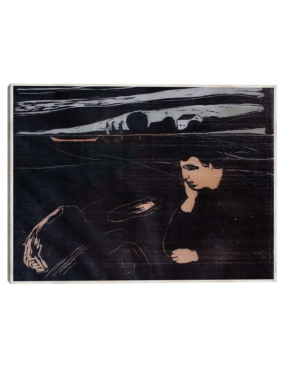 Cuadro decorativo Tarde (Melancolía Iii) (1902) técnica mixta Siluetas