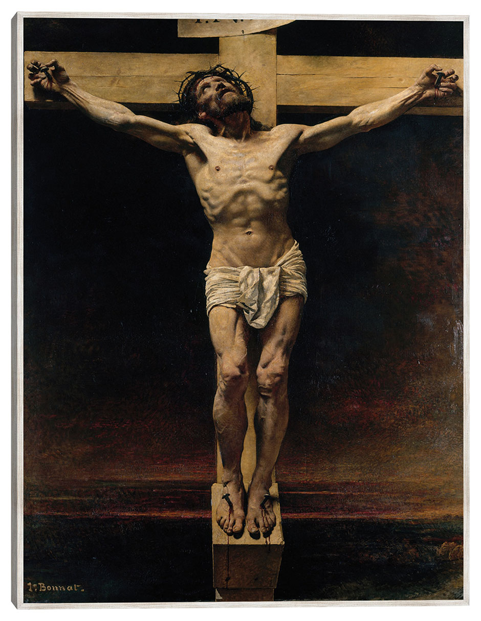Cuadro decorativo El Cristo En La Cruz (1874) técnica mixta Figuras Celestiales