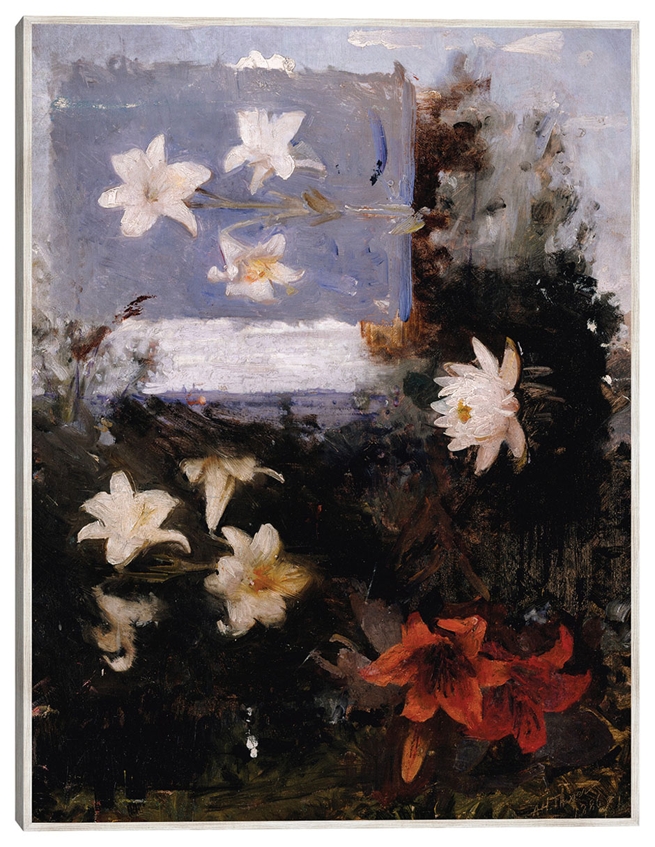Cuadro decorativo Estudios Florales (Hacia 1886) técnica mixta Floración