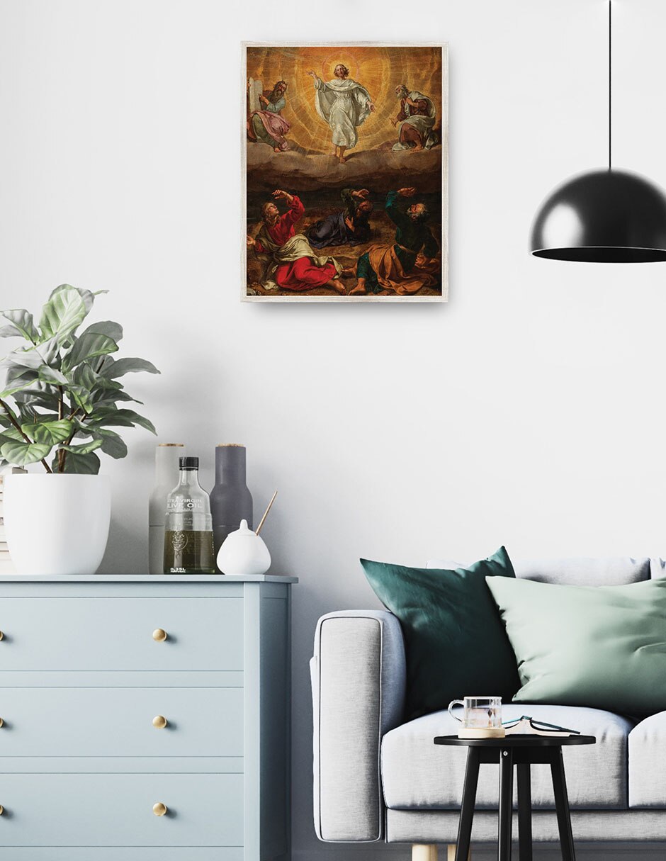 Cuadro decorativo La Transfiguración De Cristo (Siglo Xvii) técnica mixta Figuras Celestiales 2