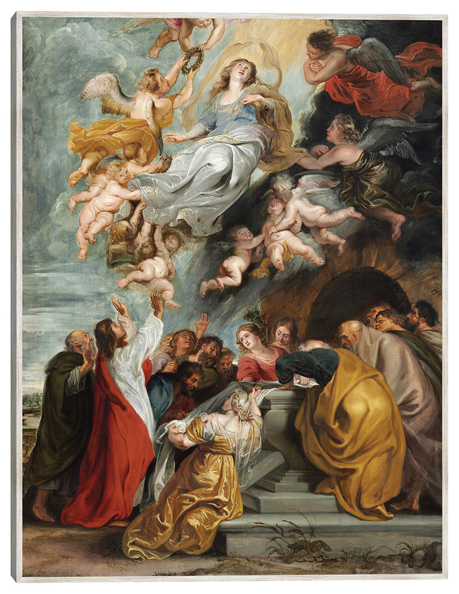 Cuadro decorativo La Asunción De La Virgen (Probablemente A Mediados De La Década De 1620) técnica mixta Figuras Celestiales