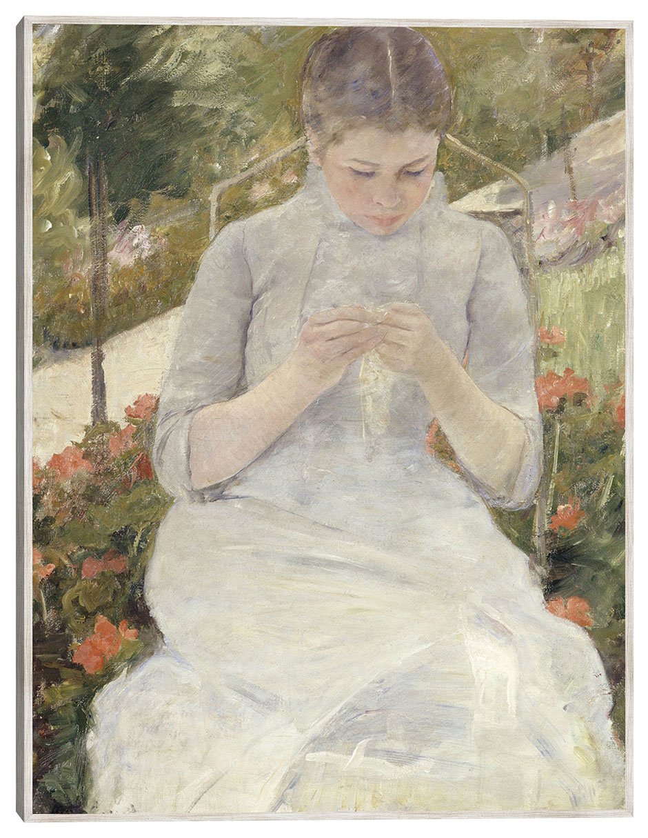 Cuadro decorativo La Muchacha Del Jardín (Entre 1880 y 1882) técnica mixta Retratos