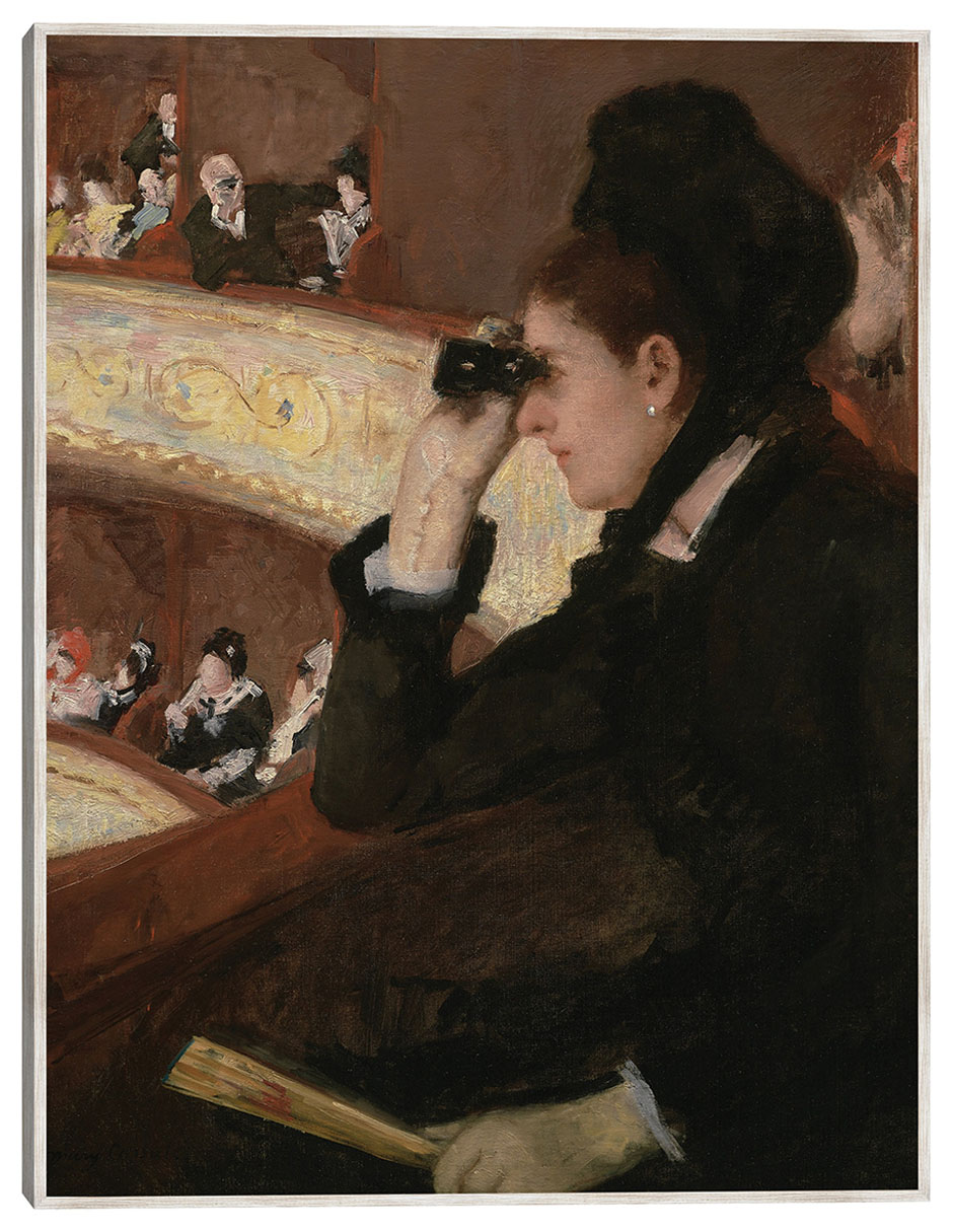 Cuadro decorativo En El Palco (1878) técnica mixta Retratos