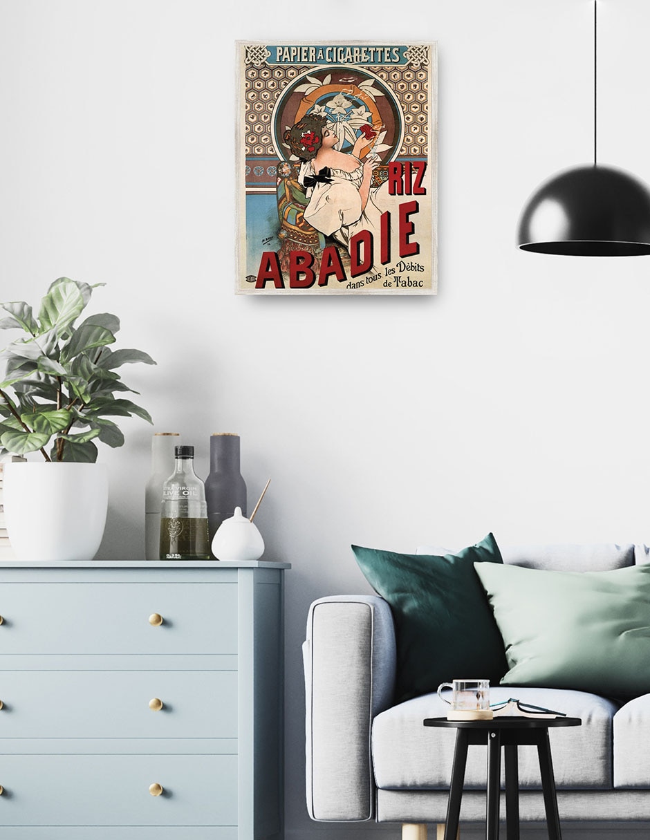 Cuadro decorativo Abadie Arroz (1898) técnica mixta Publicidad 2