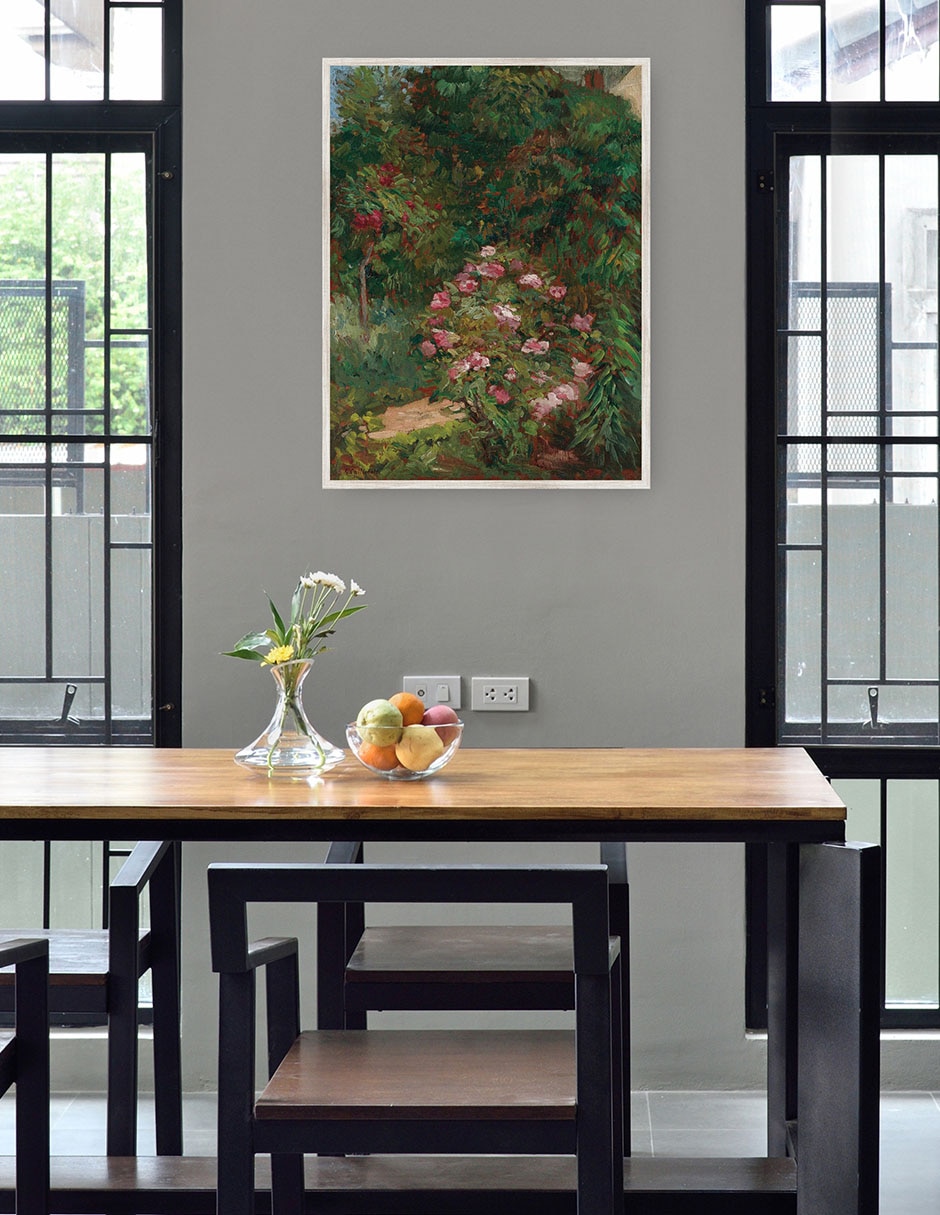 Cuadro decorativo Jardín De Flores (1884) técnica mixta Inspiración 2