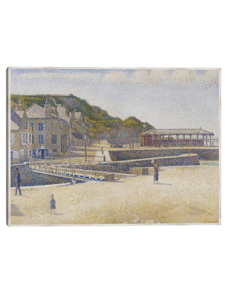 Cuadro decorativo Puerto-En-Bessin (1888) técnica mixta Playas