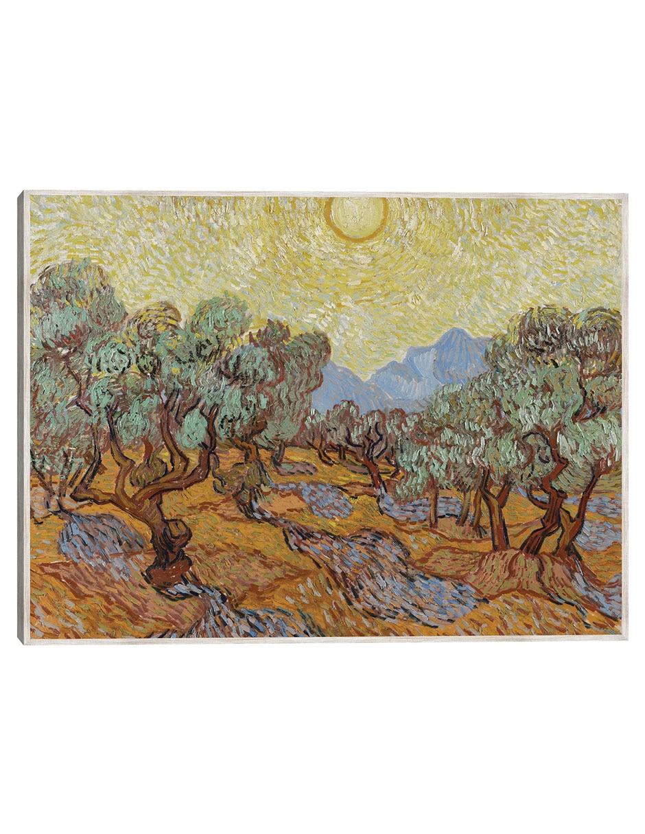 Cuadro decorativo Olivos (1889) técnica mixta Campos