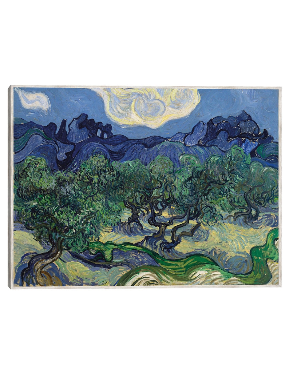 Cuadro decorativo Los Olivos técnica mixta Campos
