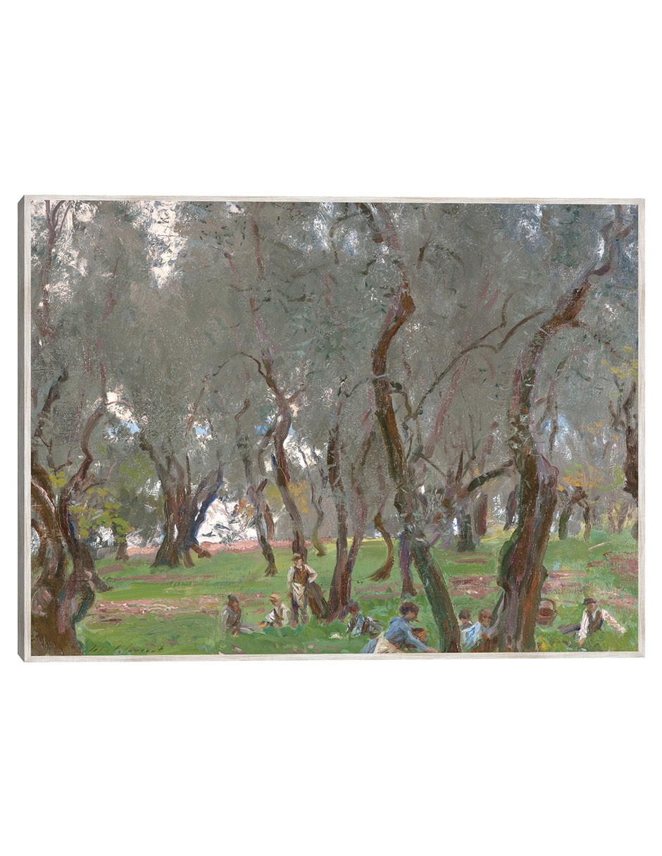 Cuadro decorativo El Olivar (1910) técnica mixta Bosques