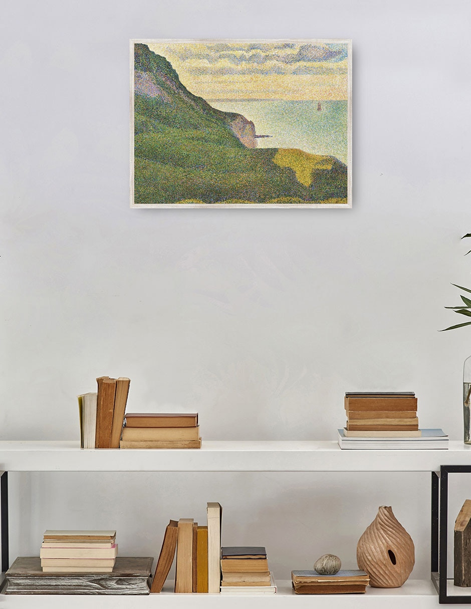 Cuadro decorativo Paisaje Marino En Port-En-Bessin, Normandía (1888) técnica mixta Verano 2