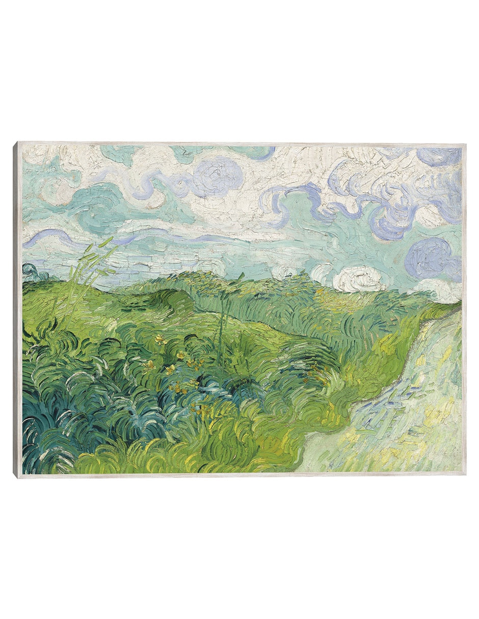 Cuadro decorativo Campos De Trigo Verdes, Auvers (1890) técnica mixta Campos Cuadro decorativo Campos De Trigo Verdes, Auvers (1890) técnica mixta Campos