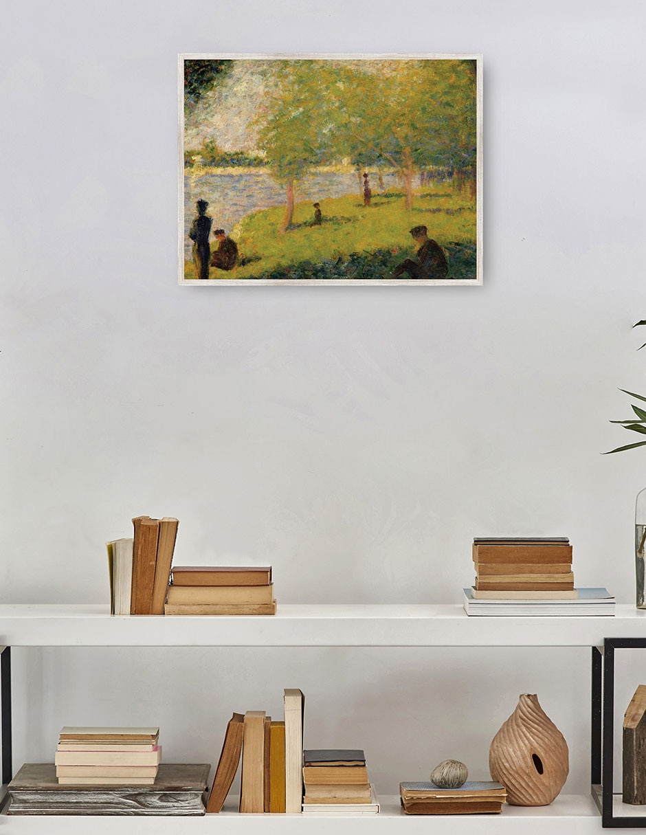 Cuadro decorativo Estudio Para Un Domingo En La Grande Jatte (1884) técnica mixta Lagos 2