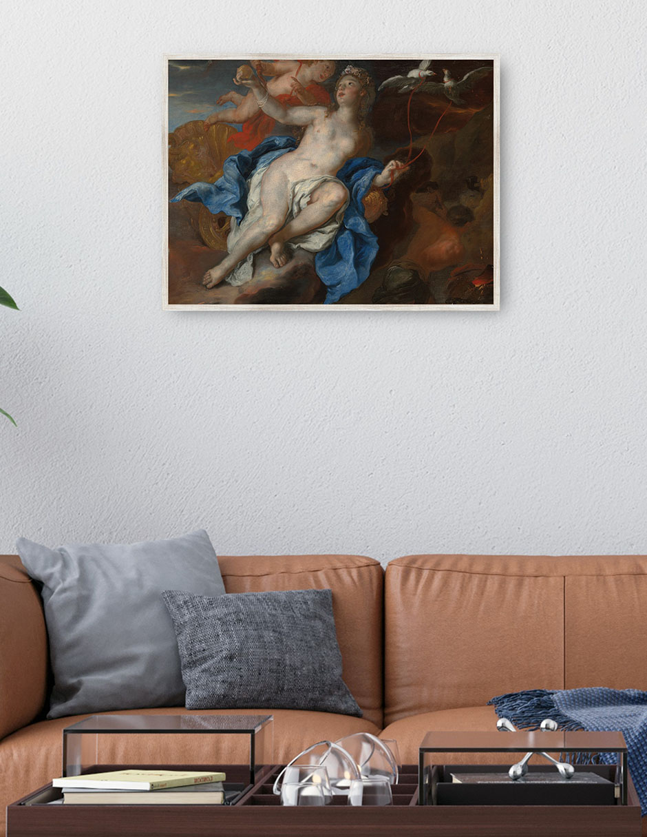 Cuadro decorativo Venus y Cupido En La Fragua De Vulcano (1690-95) técnica mixta Gente 2