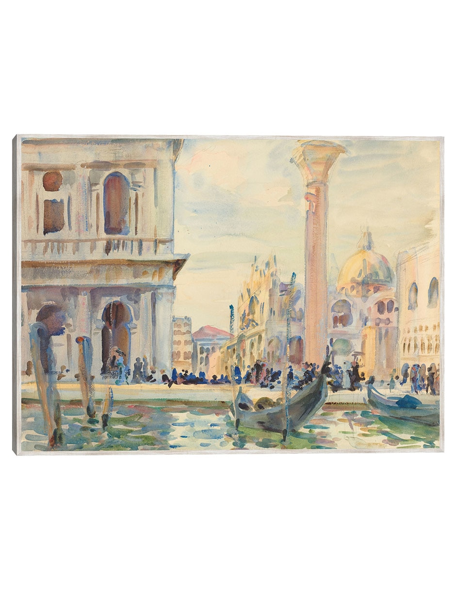 Cuadro decorativo La Piazzetta (C. 1911) técnica mixta Arquitectura