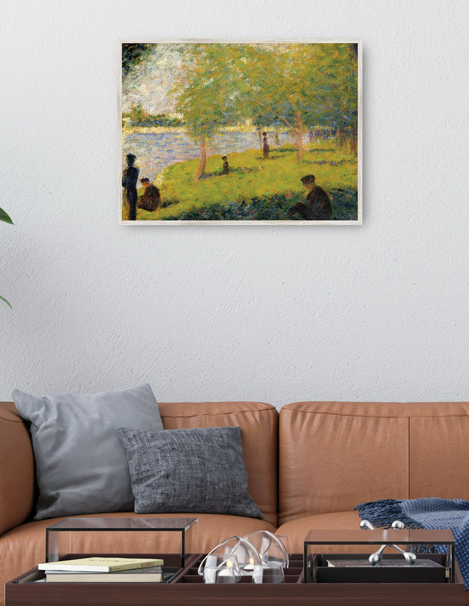 Cuadro decorativo Estudiar Para Un Domingo En La Grande Jatte (1884) técnica mixta Lagos 2