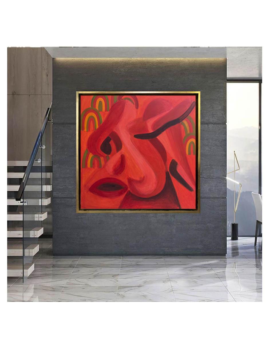 Pintura Sensations Ii técnica acrílico Cubismo Surrealismo 5