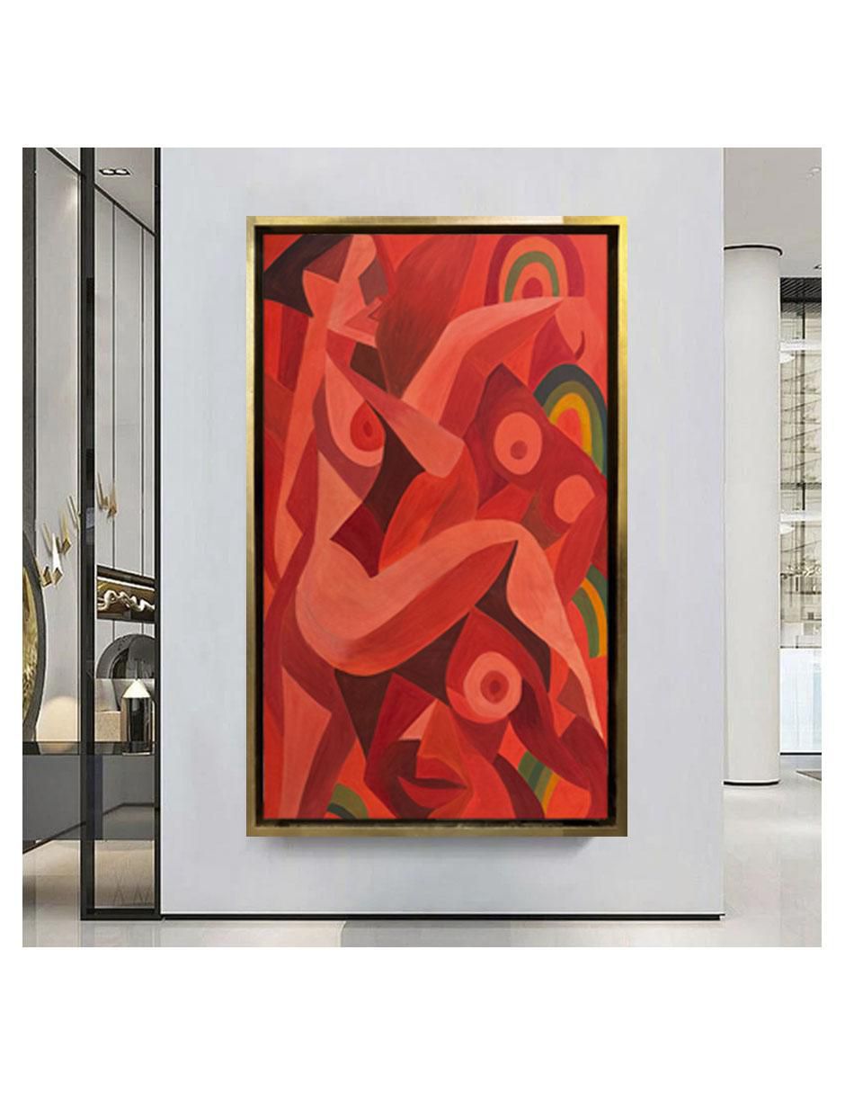 Pintura Sensations Iii técnica acrílico Surrealista 3