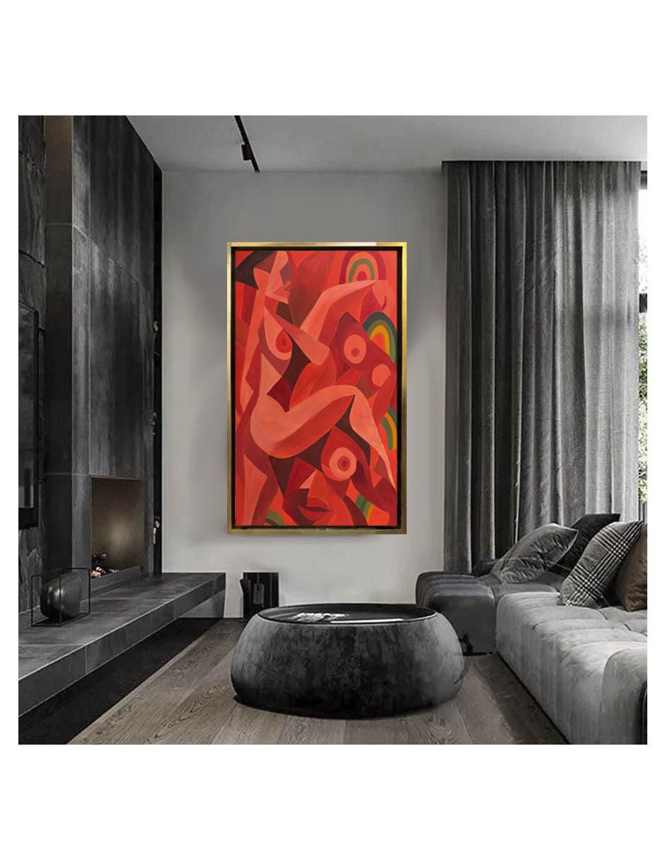 Pintura Sensations Iii técnica acrílico Surrealista 4
