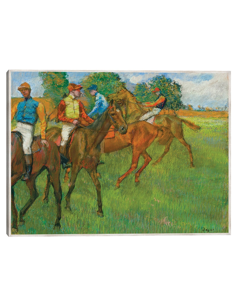 Cuadro decorativo Antes de La Carrera (1887-1889) técnica mixta Deportes Cuadro decorativo Antes de La Carrera (1887-1889) técnica mixta Deportes