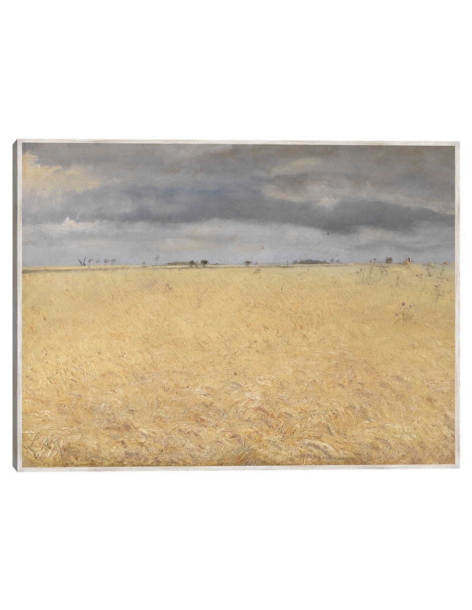 Cuadro decorativo Un Campo de Centeno Cerca de Ring Village (1887) técnica mixta Campos