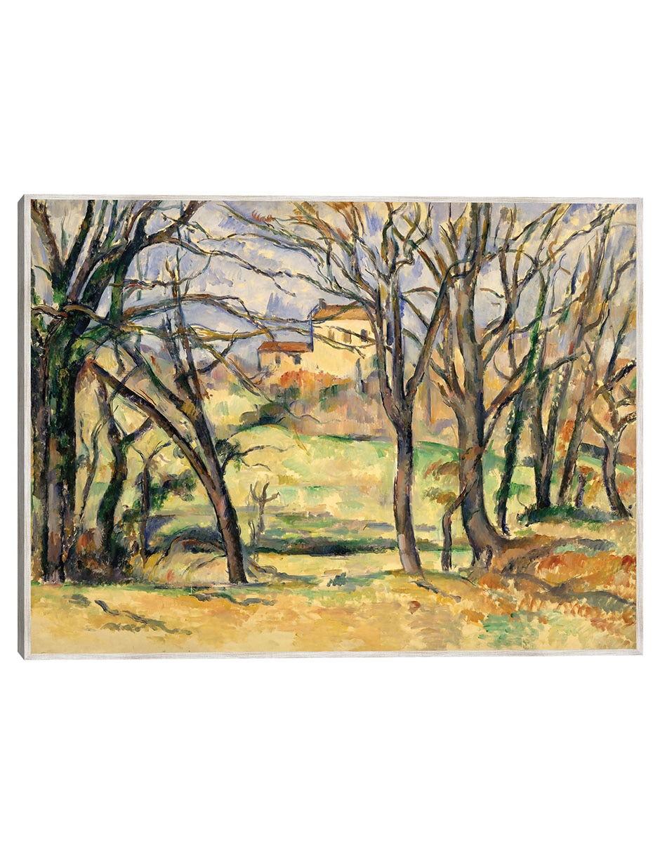 Cuadro decorativo Árboles Y Casas Cerca Del Jas de Bouffan (1885-1886) técnica mixta Caminos