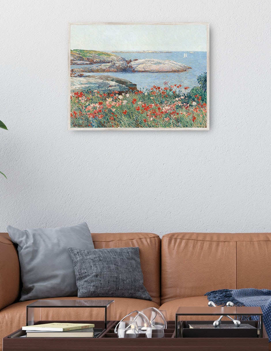 Cuadro decorativo Amapolas, Isles Of Shoals, 1891 técnica mixta Islotes 2