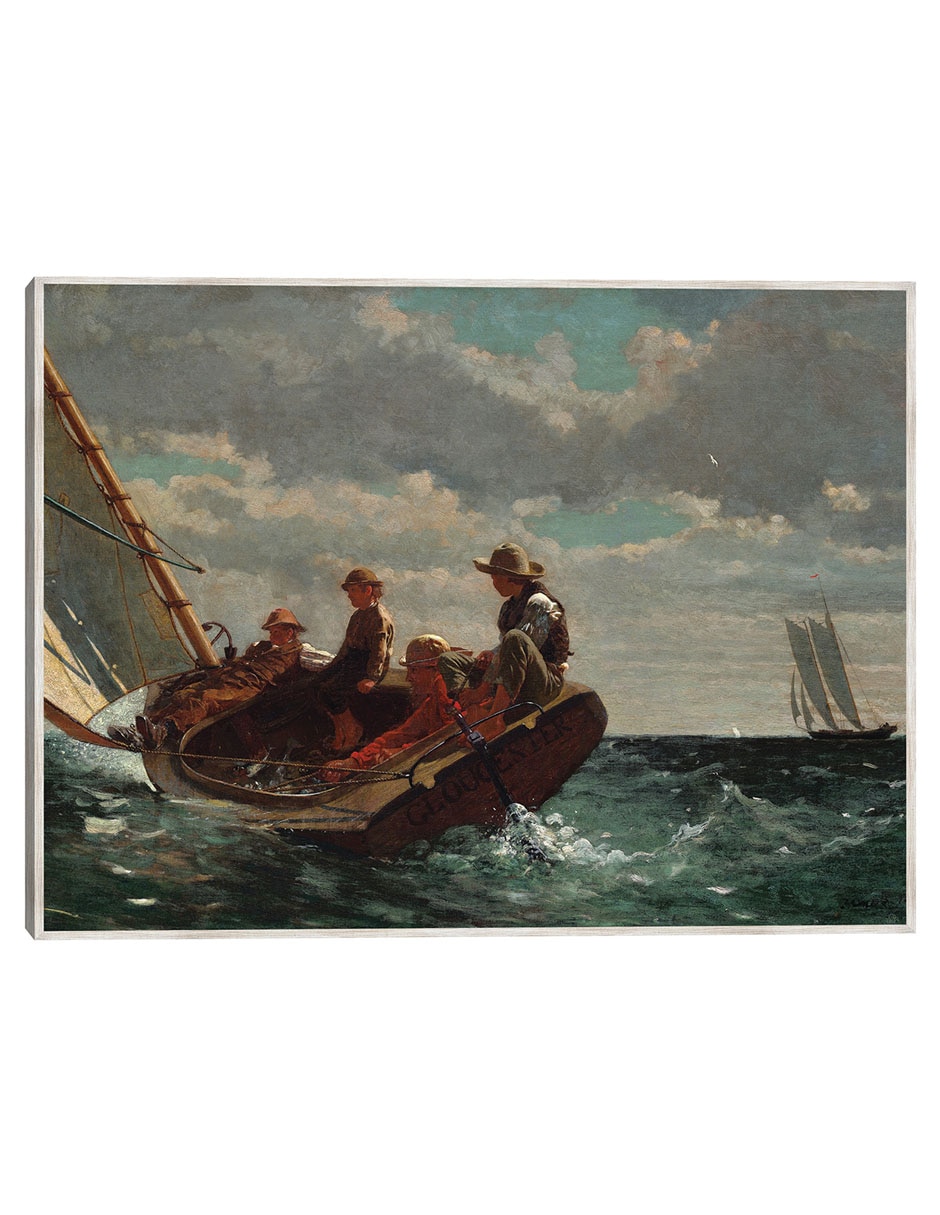 Cuadro decorativo Breezing Up (Una Venida Favorable) (1873-1876) técnica mixta Navegación
