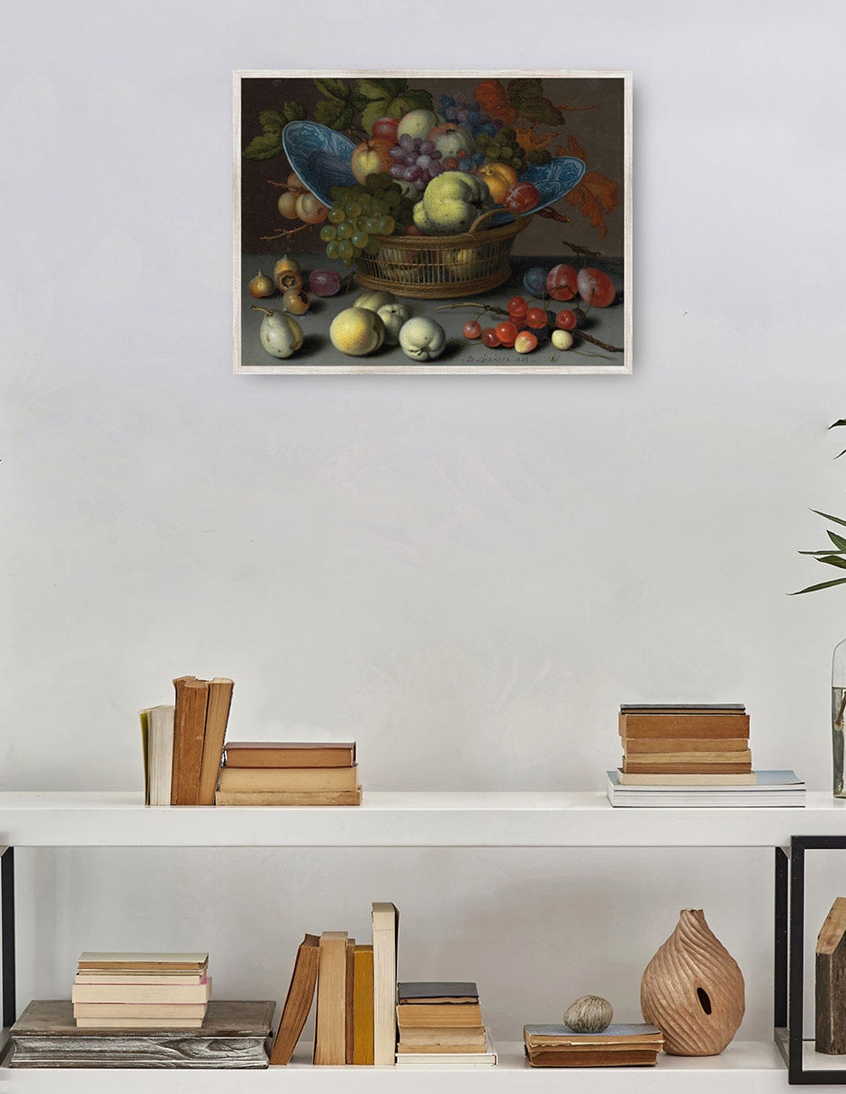 Cuadro decorativo Cesta de Frutas, C. 1622 técnica mixta Obras 2