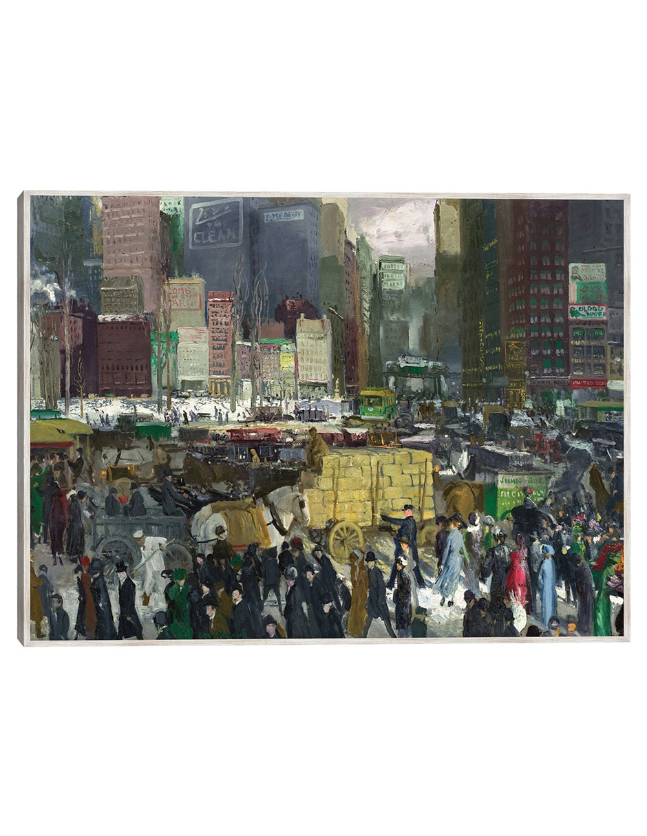 Cuadro decorativo Nueva York técnica mixta Lugares