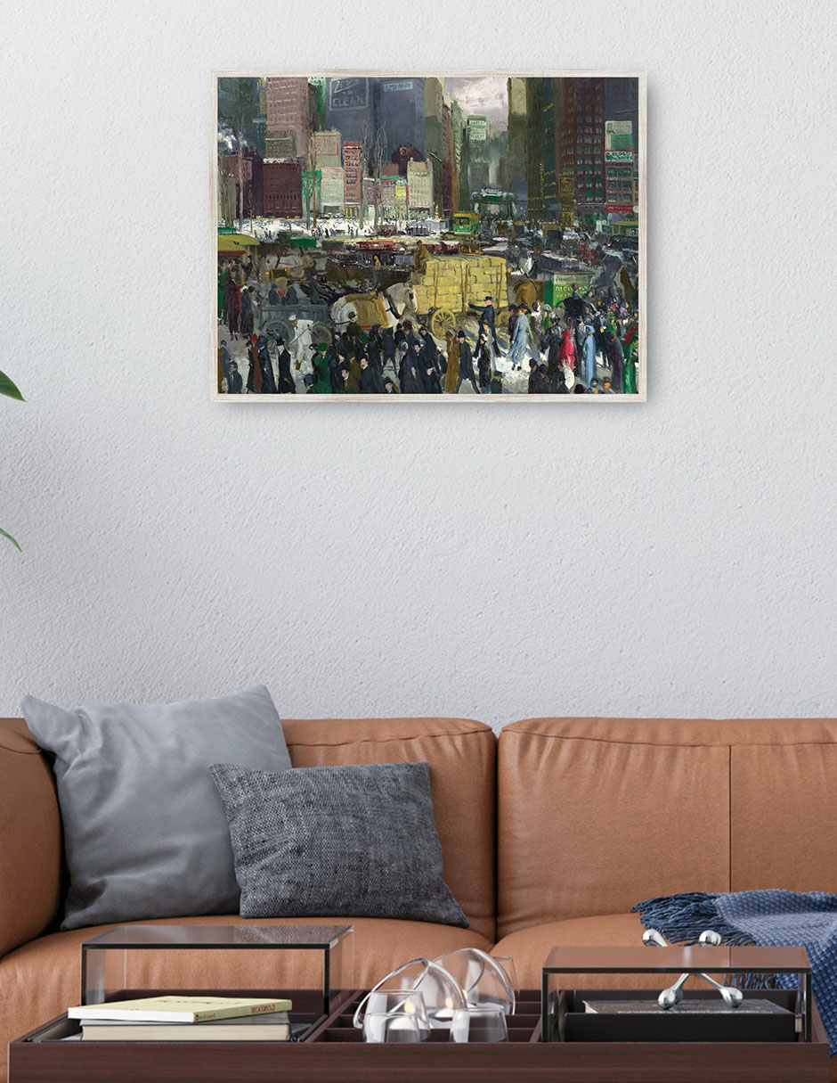 Cuadro decorativo Nueva York técnica mixta Lugares 2